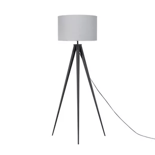 Beliani Lampa podłogowa Lampa podłogowa metalowa szara STILETTO 75175 - Lampy stojące - miniaturka - grafika 1