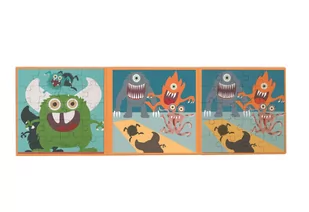 Scratch, Puzzle Magnetyczne - Książka Podróżna Stworki 2 Obrazki 40 Elem. - Puzzle - miniaturka - grafika 1