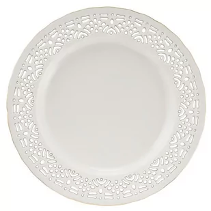 Villa Italia Talerz deserowy porcelanowy Claragold - Talerze - miniaturka - grafika 1
