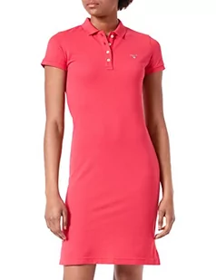GANT Damska oryginalna sukienka Pique Ss Dress, Sunset Pink, XS - Sukienki - miniaturka - grafika 1