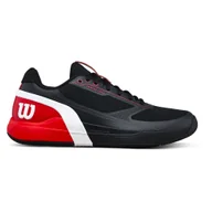 Buty sportowe męskie - Męskie buty tenisowe Wilson Rush PRO 5 Black/Red EUR 42 - miniaturka - grafika 1