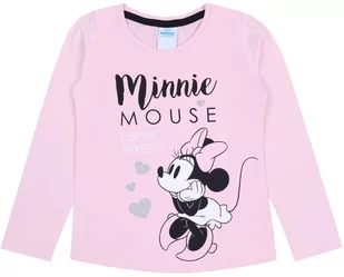 Różowa bluzka z długim rękawem Myszka Minnie DISNEY 110 cm - Bluzki damskie - miniaturka - grafika 1