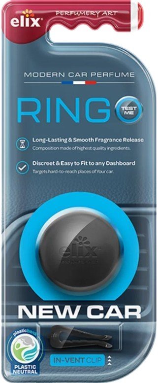 Zapach do Samochodu Auta - Odświeżacz Samochodowy do Nawiewu -RINGO New Car