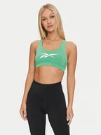Biustonosze - Reebok Biustonosz top 100075676 Zielony Slim Fit - miniaturka - grafika 1