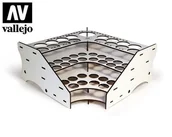 Kolejki i akcesoria - Vallejo Stojak do farb - moduł narożny Vallejo 26008 - miniaturka - grafika 1