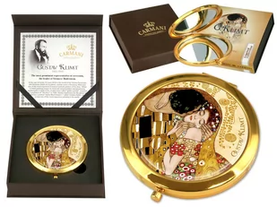 Carmani Lusterko Otwierane Kosmetyczne Klimt - Lusterka do makijażu - miniaturka - grafika 1