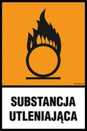 Systemy ekspozycyjne i znaki informacyjne - LB007 SUBSTANCJA UTLENIAJĄCA, FN - FOLIA SAMOPRZYLEPNA; (75X100MM) - miniaturka - grafika 1