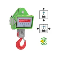Wagi specjalistyczne - Dini Argeo MCWHU10-3 10 t, 2 kg - waga hakowa wisząca / zawieszana elektroniczna - miniaturka - grafika 1