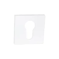 Klamki - Domino Szyld QRS na wkładkę biały - miniaturka - grafika 1