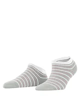 Skarpetki damskie - FALKE Kobiety Skarpety do trampek Stripe Shimmer W SN Bawełna krótkie z wzorem 1 Para, Szary (Lt. Heather 3223), 39-42 - miniaturka - grafika 1