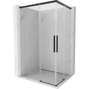 Mexen Rox Duo kabina prysznicowa rozsuwana 85 x 80 cm, transparent, czarna - 8C2D-085-080-70-00 - Kabiny prysznicowe - miniaturka - grafika 1