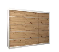 Szafy - Szafa przesuwna Garderoba VERONA 1 250 gł. 62 biały/artisan - miniaturka - grafika 1