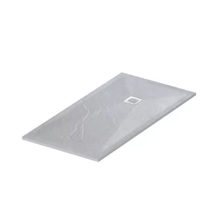 Balneo Stone Tray brodzik prostokątny 120x90 cm kompozytowy jasnoszary STFLG9012025 - Brodziki prysznicowe - miniaturka - grafika 1