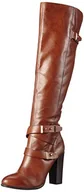 Kozaki damskie - Aldo Ulocia damskie kozaki z krótką cholewką, brązowy - Braun Cognac 28-36 EU - miniaturka - grafika 1