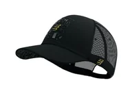 Czapki i chusty sportowe męskie - COMPRESSPORT Czapka lifestyle TRUCKER CAP Back Edition 2022 czarna - miniaturka - grafika 1