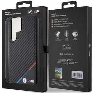 BMW BMHMS24S23PUDTK S24 S921 czarny/black hardcase Carbon Tricolor Line MagSafe - Etui i futerały do telefonów - miniaturka - grafika 11