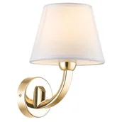 Lampy ścienne - COSMOLight Atlanta kinkiet 1-punktowy złoty W01964AU - miniaturka - grafika 1