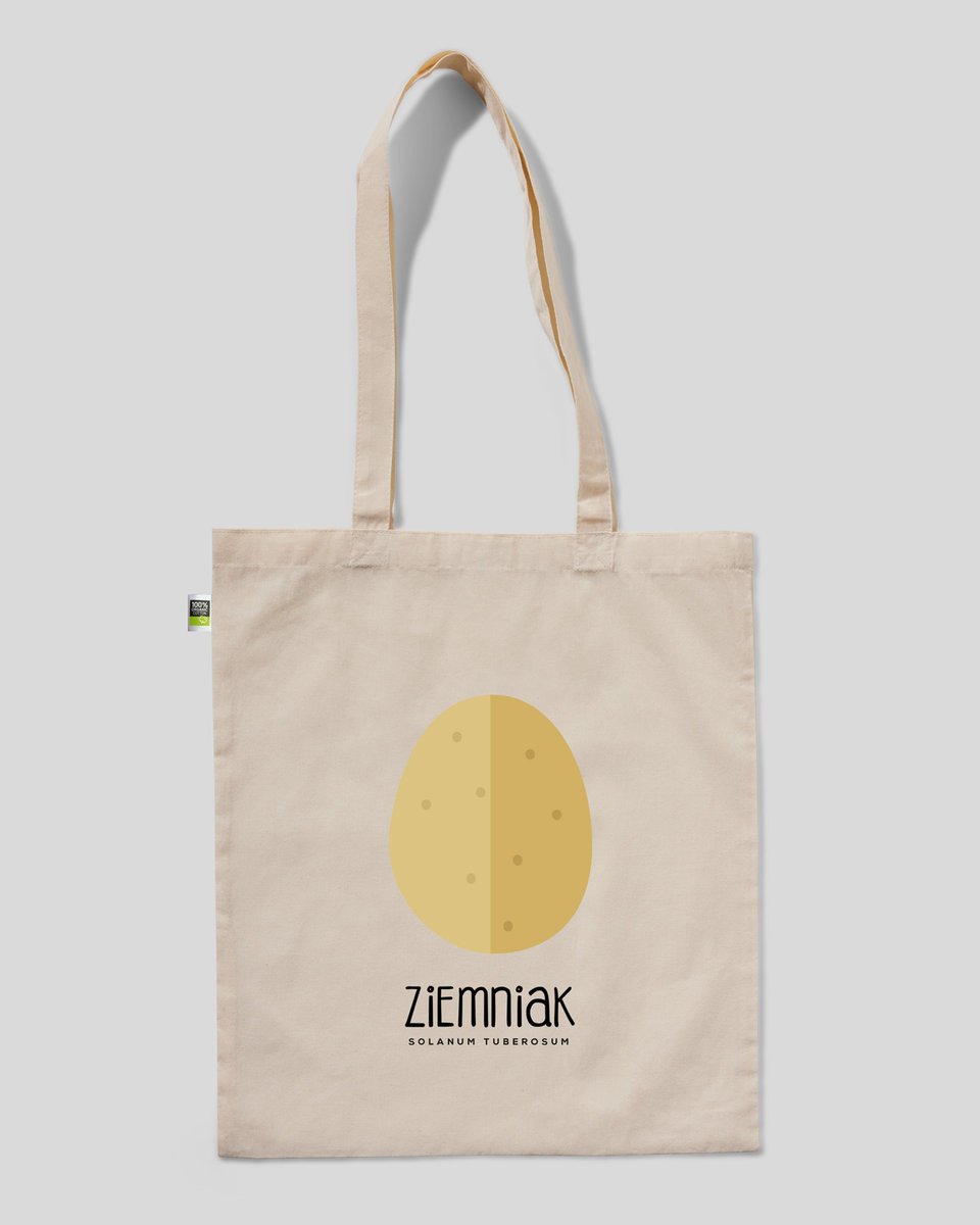 torba bawełniana na prezent na zakupy ZIEMNIAK