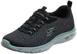 SKECHERS Empire DLux-Lively Wind 12824-BKAQ Czarne 37 12824-BKAQ - Sneakersy damskie - miniaturka - grafika 1