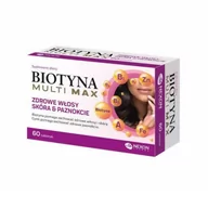 Włosy, skóra, paznokcie - Biotyna MULTI MAX, 60 tabl. - miniaturka - grafika 1