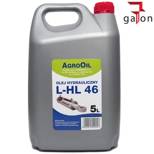 AGROOIL HYDROL HL-46 5L KONFEKCJA - Oleje przekładniowe - miniaturka - grafika 1