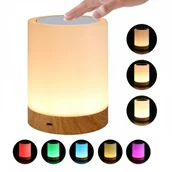 Lampy stojące - Techly Lampka Nocna Rgb Dotykowa - miniaturka - grafika 1