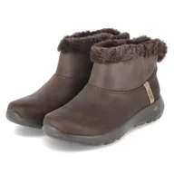 Botki damskie - Skechers Damskie botki ON-The-GO Joy Cozy Dream Botki, czekoladowe, 6,5 UK, Czekolada, 39.5 EU - miniaturka - grafika 1