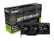 Karty graficzne - Palit GeForce RTX 4060 Ti JetStream OC 16GB GDDR6 128bit 3DP - miniaturka - grafika 1