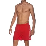 Kąpielówki męskie - Arena męskie szorty kąpielowe Fundamentals z logo (szybkoschnące, boczne kieszenie, sznurek, miękki materiał), kolor czerwono-biały (41), M 1B344 - miniaturka - grafika 1