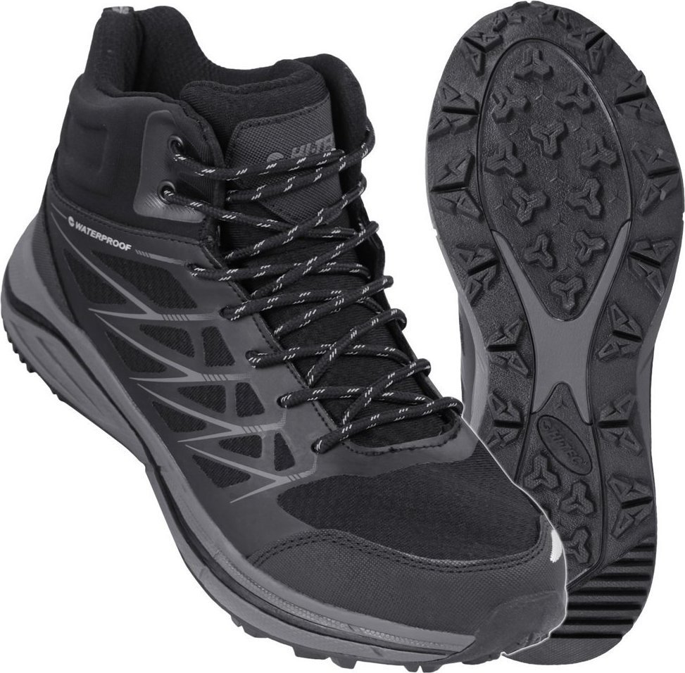 Buty trekkingowe męskie Hi-Tec HEWILA MID WP BLACK 41