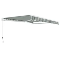 Markizy - Szara markiza tarasowa Meven 400 x 250 cm - miniaturka - grafika 1