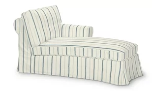 Dekoria Pokrowiec na szezlong Ektorp prawy ecru tło niebieskie paski 84 x 166 x 73 cm Avinon 641-129-66 - Pokrowce na meble Dekoria Pokrowiec na szezlong Ektorp prawy ecru tło niebieskie paski 84 x 166 x 73 cm Avinon 641-129-66 - Pokrowce na meble - miniaturka - grafika 1