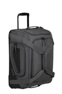 Torby podróżne - American Tourister City Racer - Torba podróżna z kółkami 55 cm, 50 L - Podręczna z dużą ilością miejsca do przechowywania i schowkiem na buty - wodoodporna, inteligentna rękaw, wytrzymała - czarna - miniaturka - grafika 1