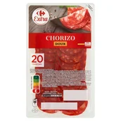 Kiełbasa i wędliny - Carrefour Extra Chorizo w plastrach 100 g - miniaturka - grafika 1
