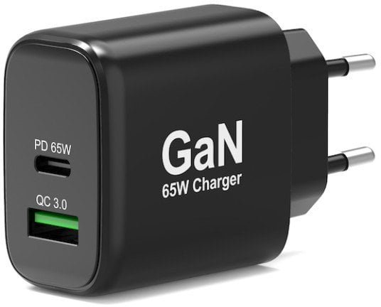 NoName Port WALL GaN CHARGER USB-C & USB-A PD 65W & 30W EU