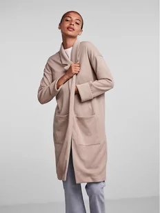 Pieces Kardigan 17090175 Beżowy Regular Fit - Swetry damskie - miniaturka - grafika 1