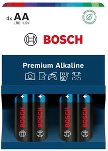 BATERIA BOSCH 4SZT AA PREMIUM ALKALINE LR6PA4B/00 - Baterie i akcesoria - miniaturka - grafika 1