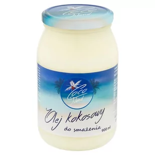 Coco Island Olej kokosowy do smażenia 900 ml - Olej spożywczy - miniaturka - grafika 1