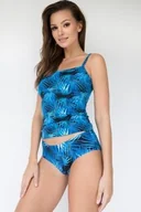 Majtki damskie - Bezszwowe figi damskie w liście o klasycznym kroju Azure - miniaturka - grafika 1