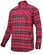 Odzież robocza - LAHTI PRO Koszula Flanelowa Czerwono-Granatowa 20701 - miniaturka - grafika 1