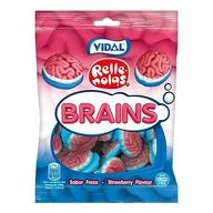 Żelki - Żelki Vidal Brains Vidal 90g w kształcie mózgu truskawkowe - miniaturka - grafika 1