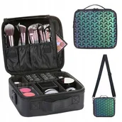 Kosmetyczki, organizery i kuferki - Kuferek na Kosmetyki, Organizer, Kosmetyczka Podróżna HOLO - miniaturka - grafika 1