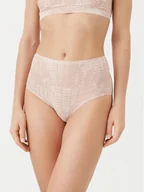 Majtki damskie - Chantelle Figi klasyczne z wysokim stanem Soft Stretch C11D70 Różowy - miniaturka - grafika 1