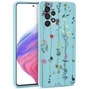 Etui i futerały do telefonów - Tech-Protect Etui Mood do Samsung Galaxy A53 5G Niebieskie Kwiatuszki - miniaturka - grafika 1