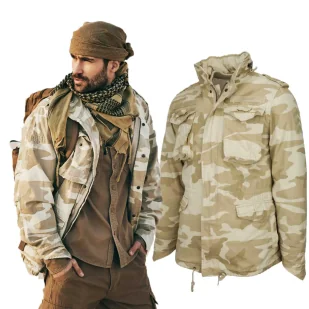 Kurtka Brandit M65 Giant - DesertStorm L - Odzież taktyczna i umundurowanie - miniaturka - grafika 1