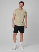 Spodenki męskie - 4F Spodenki treningowe szybkoschnące męskie - czarne XXL - miniaturka - grafika 1