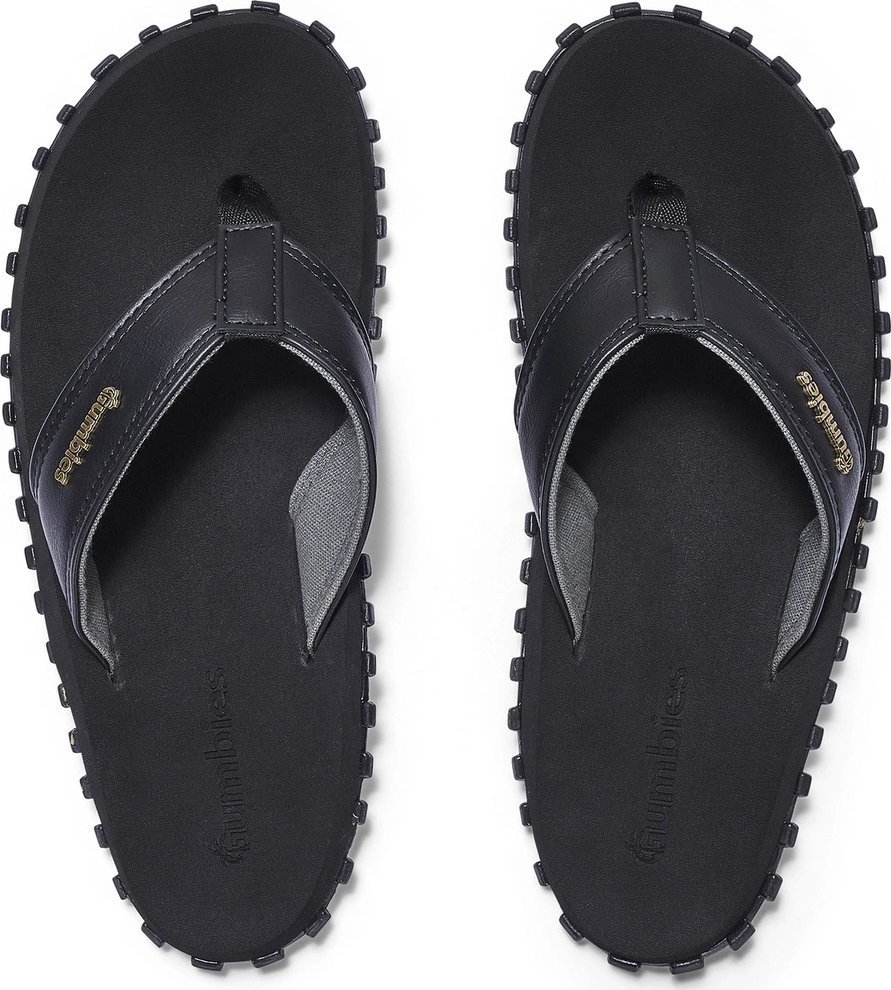 Gumbies Gumbies japonki unisex VEGOVERT FLIP-FLOPS BLACK 38