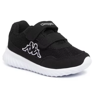 Buty dla chłopców - Kappa Sneakersy Cracker II K 260647K Black/White 1110 - grafika 1