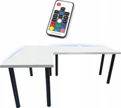 Biurka gamingowe - BIURKO GAMINGOWE NARONE 180x120 LED - miniaturka - grafika 1