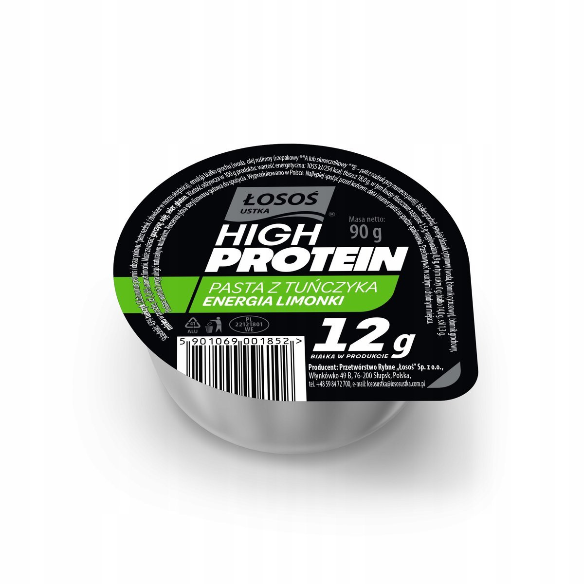 Pasta z Tuńczyka Energia Limonki 90g HIGH PROTEIN